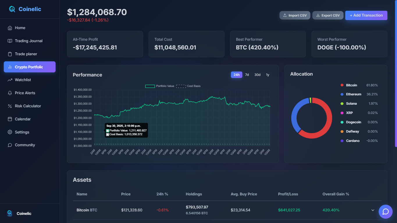 Portfolio Analytics View